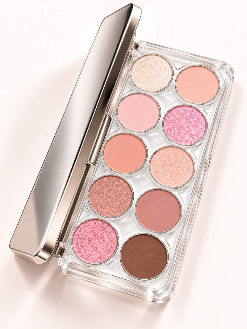 10-Color Multi-Finish Eyeshadow Palette-zoom-