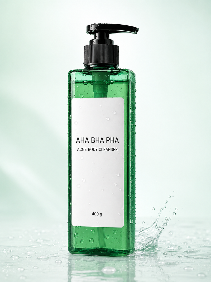 AHA BHA PHA Acne Clear Body Cleanser 400g-zoom-