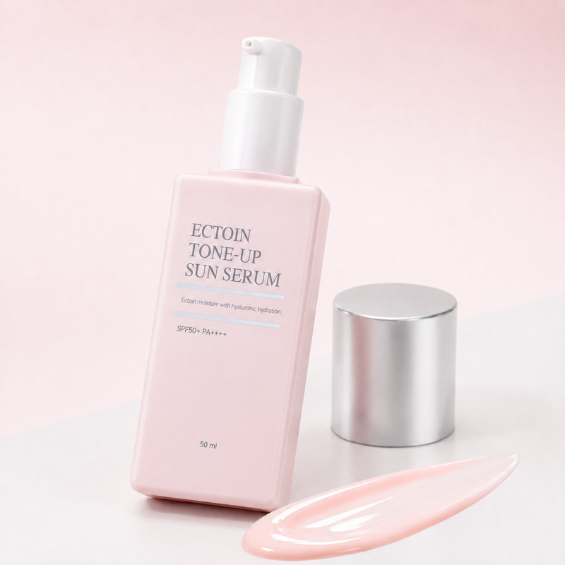 Ectoin Peach Tone-Up Sun Serum SPF50+ PA++++ 50ml-zoom-