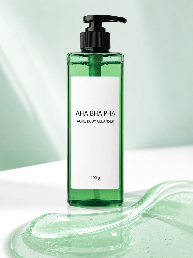 AHA BHA PHA Acne Clear Body Cleanser 400g-zoom-