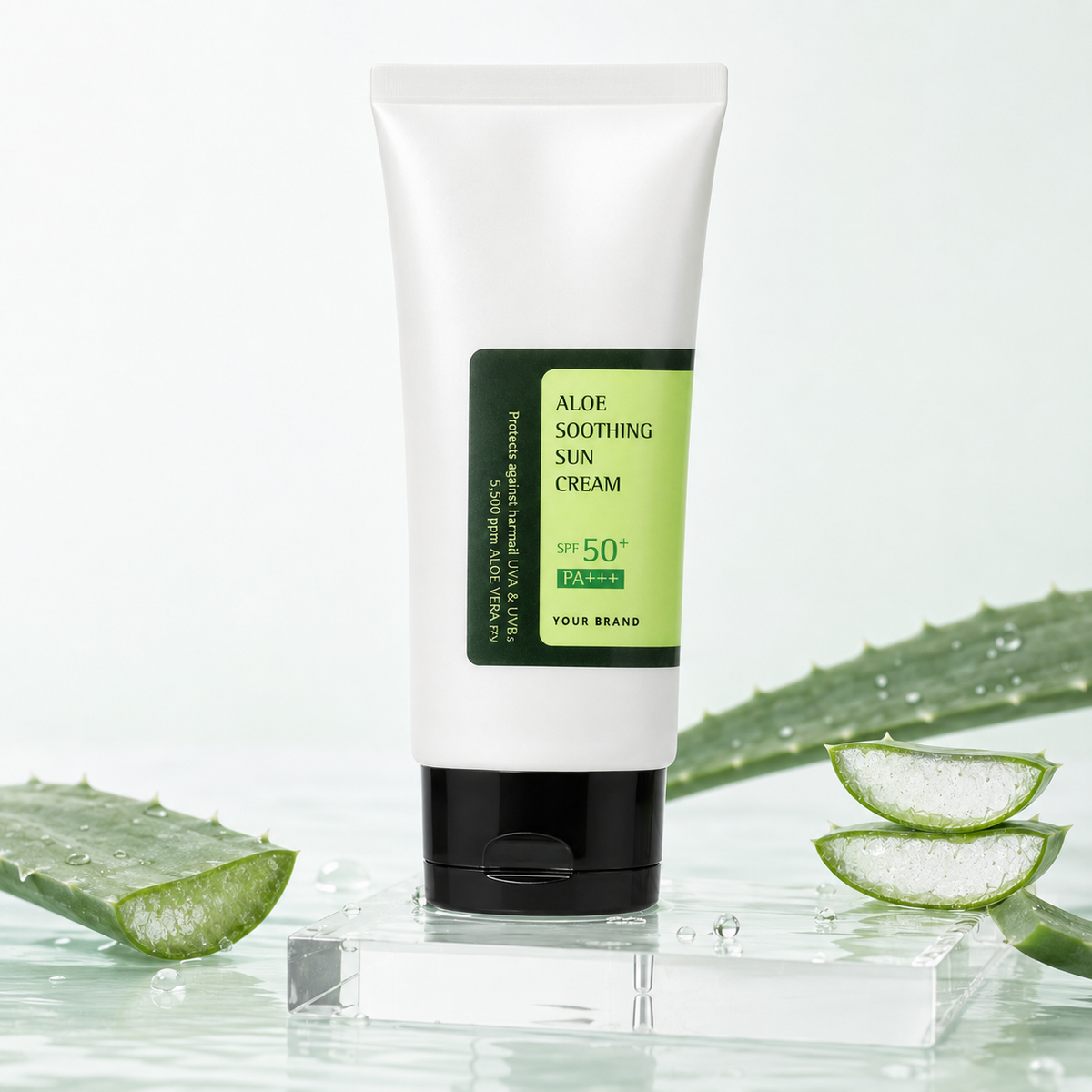Aloe Soothing Moisture Sun Cream SPF50+ PA+++ 50ml-zoom-4