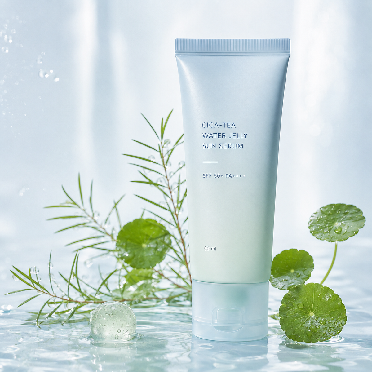Cica-Tea Water Jelly Sun Serum 50ml-4