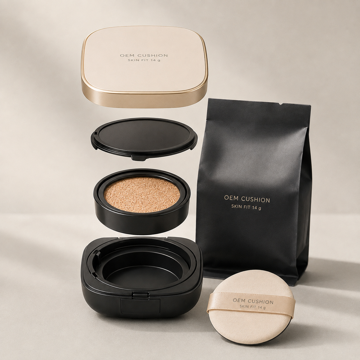 Natural Glow Skin-Fit Cushion Foundation 14 g + Refill | OEM/ODM-zoom-4