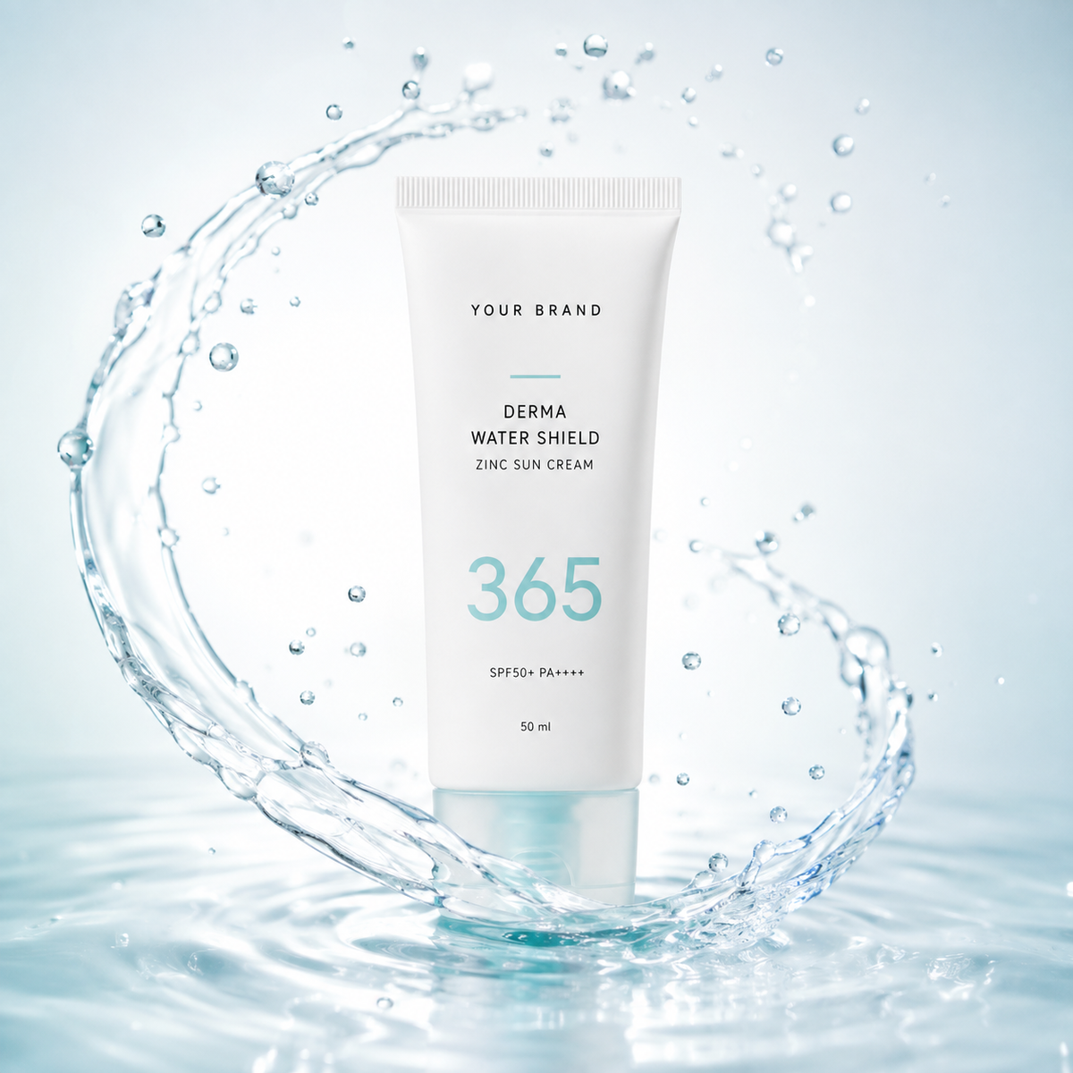 DERMA WATER SHIELD ZINC SUN CREAM 365-4