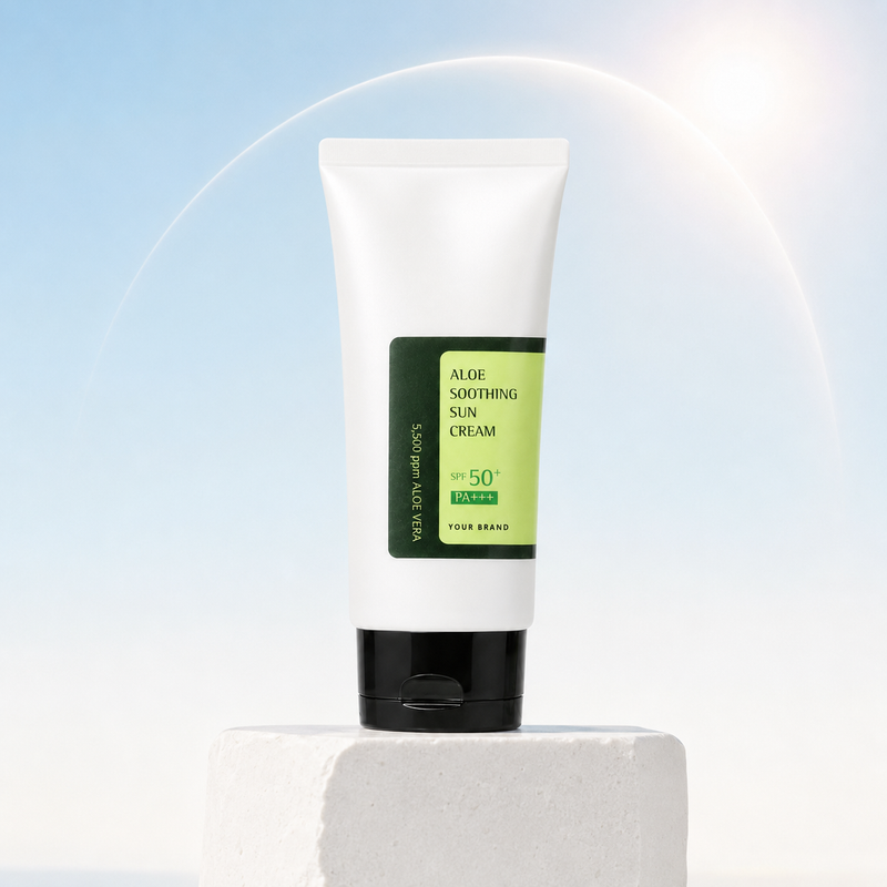 Aloe Soothing Moisture Sun Cream SPF50+ PA+++ 50ml-zoom-