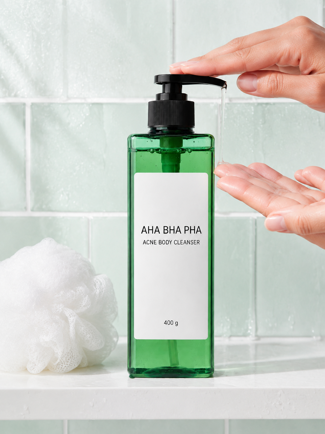 AHA BHA PHA Acne Clear Body Cleanser 400g-5