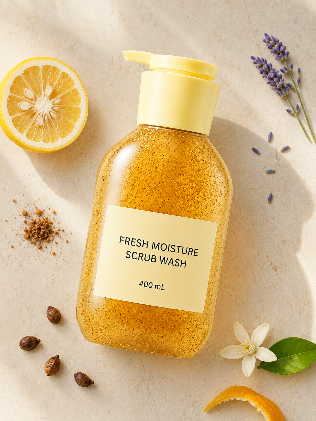 Vitamin C Gentle Exfoliating Body Scrub Wash 400ml-5