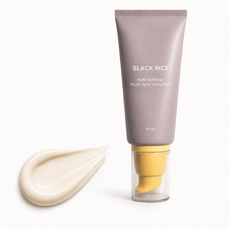 Black Rice Mineral Relief Daily Sunscreen 50ml-zoom-