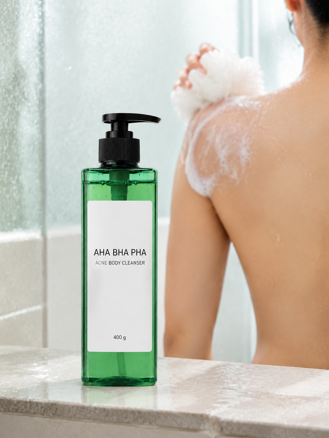 AHA BHA PHA Acne Clear Body Cleanser 400g-6