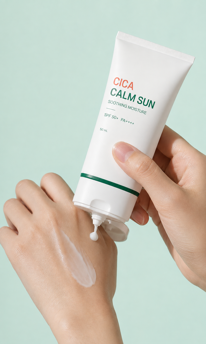 Cica Calm Soothing Moisture Sun Cream SPF50+ PA++++-zoom-