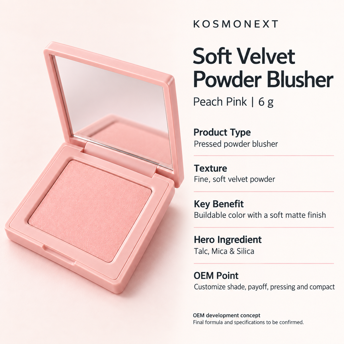 Soft Velvet Powder Blusher-7