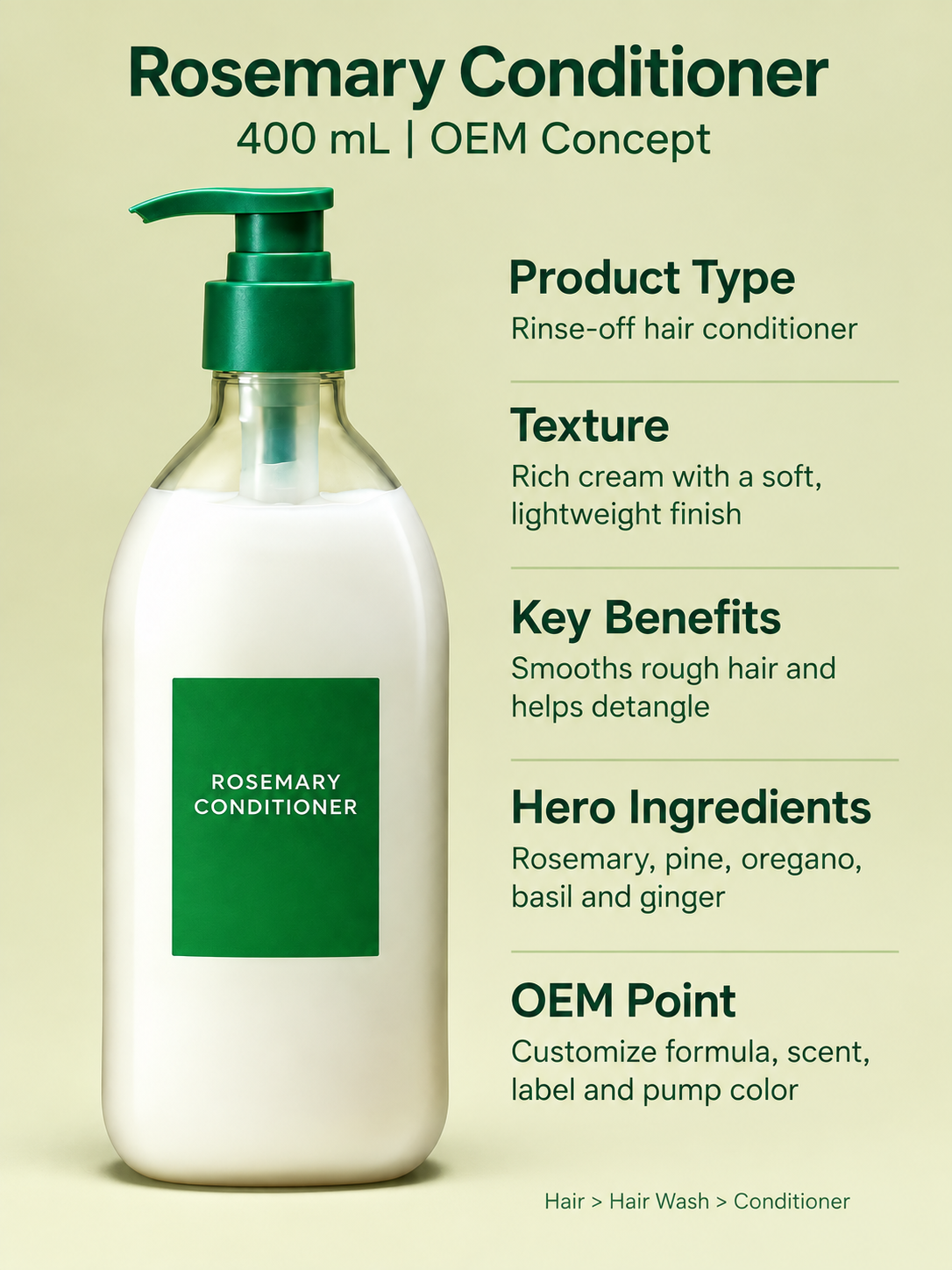 Rosemary Hair Conditioner 400 mL-zoom-7