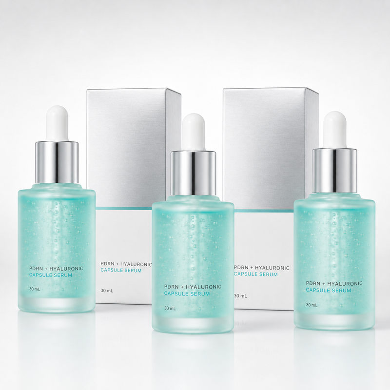 Private Label PDRN Hyaluronic Capsule Glow Serum 30ml-zoom-