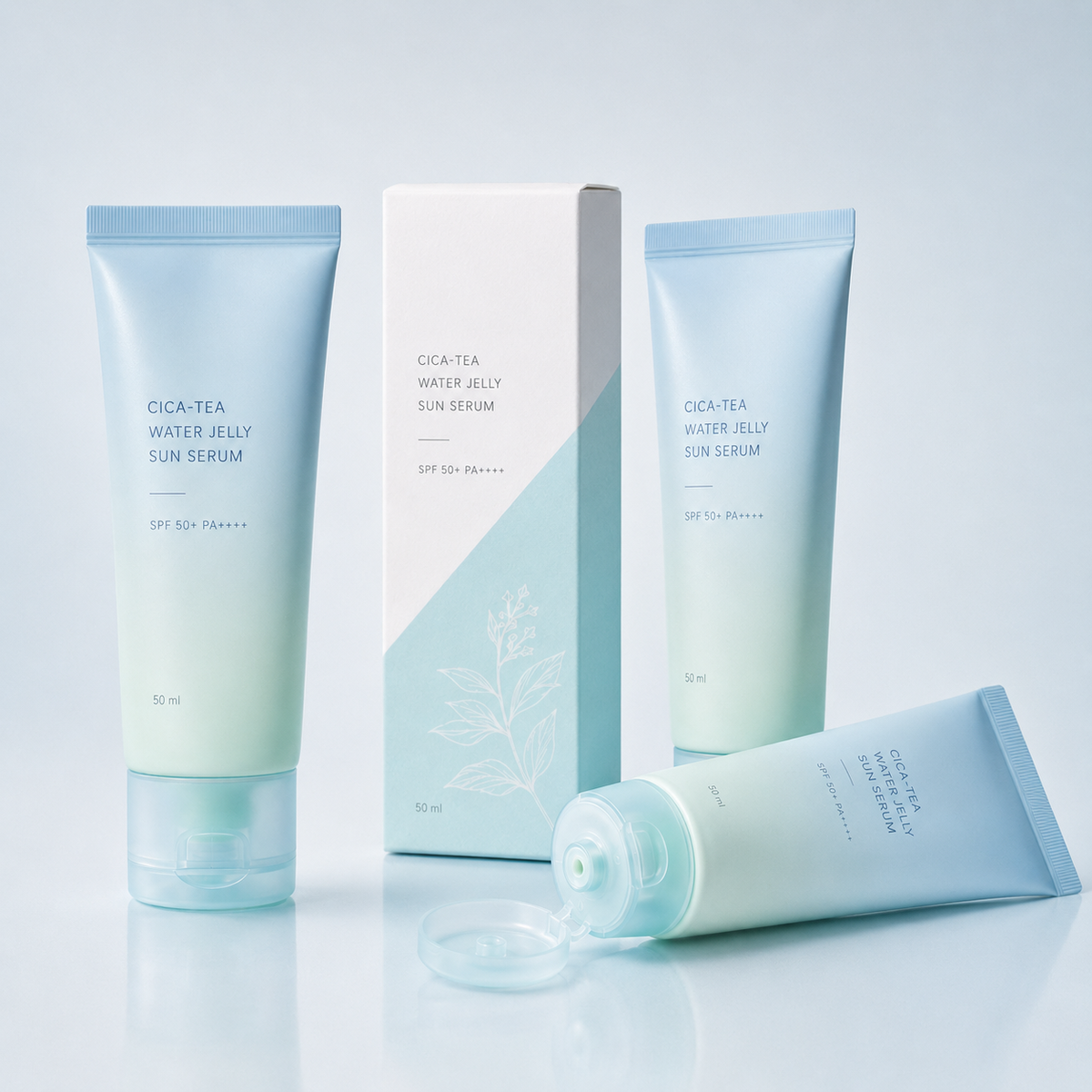 Cica-Tea Water Jelly Sun Serum 50ml-zoom-7